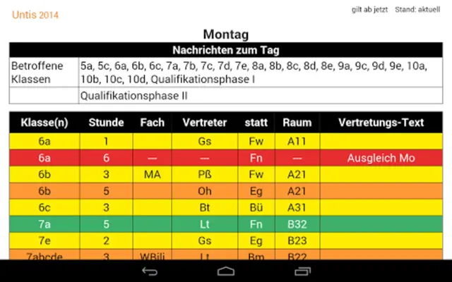 DSBmobile android App screenshot 0